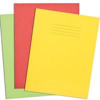 exercise books 9 x 7 8mm ruled with margin 80 pages 100pk red