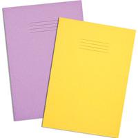 Exercise Books A4 7mm Squares 64 Pages 50pk (Yellow)