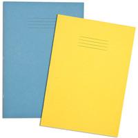 exercise books a4 10mm squares 64 pages 50pk yellow