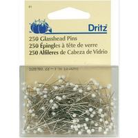 Extra-Fine Glass Head Pins-Size 22 250/Pkg 243590