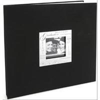 expressions postbound album 12x12 graduation black 262462