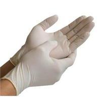 Examination Gloves Nitrile Powder Free Size Large White Pack of 100