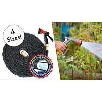 expandable 5 in 1 hose with spray nozzle up to 150ft