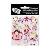 express yourself fairies and butterflies stick on card toppers 10 pack