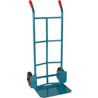 Extended Footplate Sack Truck with back strap 200kg cap