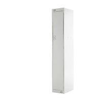 express standard locker one compartment light grey 300mm deep mc00137