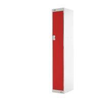 Express Standard Locker One Compartment Red 300mm Deep MC00138