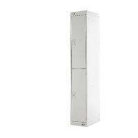 Express Standard Locker 2 Door W300xD300xH1800mm Light Grey MC00140