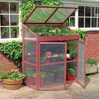 Extra Large Polycarbonate & Wooden Growhouse by Gardman