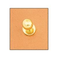 extra small gold screwback button stud