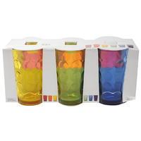 Excellent Houseware 6 Pack Coloured Glasses