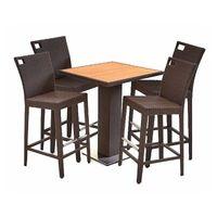 ExoGarden Naxos Brown 5-Piece Bar Set