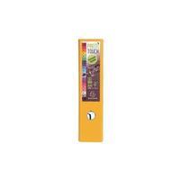 Exacompta Premtouch (A4) Lever Arch File 2 O-Ring 600-Sheets Polypropylene Yellow (Pack 10)