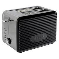 extra wide toaster 2 slice black