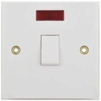 Exclusive moulded 20A DP switch + neon + flex outlet