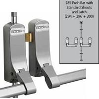 Exidor 285A/SD Adjustable Push Bar for Rebated Double Doors to suit Steel Doors