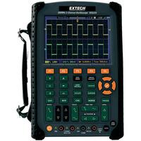 extech ms6200 2 channel handheld digital storage oscilloscope 200mhz