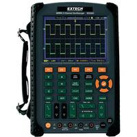 extech ms6060 2 channel handheld digital storage oscilloscope 60mhz