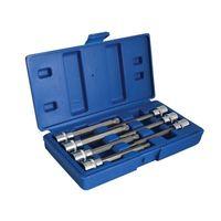 Extra Long 3/8in Square Drive Spline Bit Sockets 7 Piece