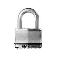 Excell Laminated Steel 50mm Padlock - 38mm Shackle - Keyed Alike x 3