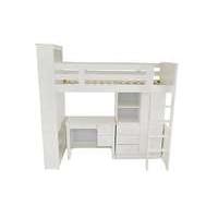 Explorer High Sleeper with Wardrobe and Desk