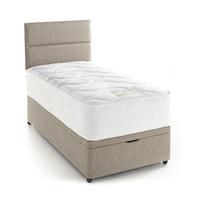 extra latex comfort 1800 mattress and ottoman set taupe single