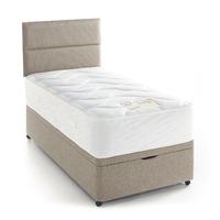 extra memory comfort 1400 mattress and ottoman set taupe single