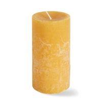 exotic wood pillar candle large