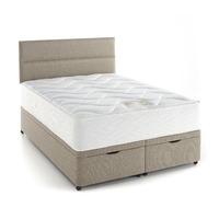 extra memory comfort 1400 mattress and ottoman set taupe king