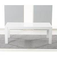 Ex-Display Venice 200cm White High Gloss Extending Dining Table