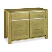 Ex-Display Kotiin Oak 2 Door 2 Drawer Narrow Sideboard