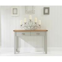 Ex-Display Somerset Oak and Grey Console Table