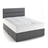 extra comfort 1000 mattress and 0 drawer platform top divan set granit ...