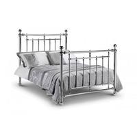 Express 150cm Metal Bed In Chrome Finish