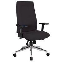 EXTRA HIGH SQUARE BACK OSTEO CHAIR - BLACK