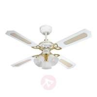 exclusive princess trio ceiling fan in white