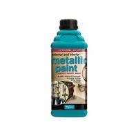 Exterior & Interior Metallic Paint Pale Gold 500ml