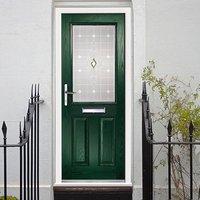 External Virtuoso Crafton Rossini Composite Door, shown in Green