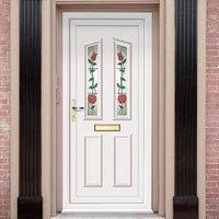 Exterior UPVC Kishorn Two Climbing Rose Door