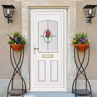 External Pvcu Melfort Country Rose Door