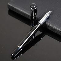 Extra-fine Silver Edge Fountain Pen(Black)