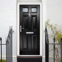 External Virtuoso Carlton Two Asti Composite Door, Shown in Black