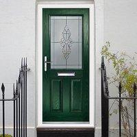 External Virtuoso Crafton Pristina Composite Door, shown in Green