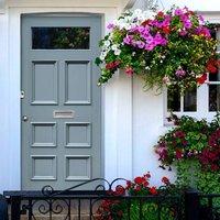 External Victorian Bronte Made to Measure Door - Fit Your Own Glass - 1 Pane