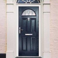 External Virtuoso Chilton One Bienno Composite Door, Shown in Blue