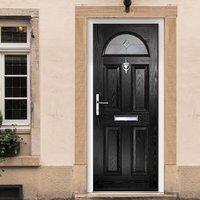 External Virtuoso Chilton One Sepino Composite Door, Shown in Black