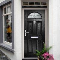 External Virtuoso Chilton One Amaro Composite Door, Shown in Black