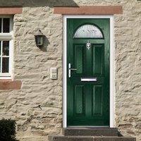 External Virtuoso Chilton One Savona Composite Door, Shown in Green