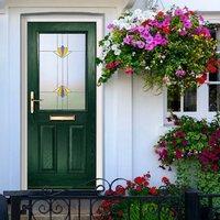 External Virtuoso Crafton Catria Composite Door, Shown in Green