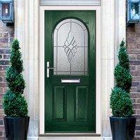 External Virtuoso Claston Velino Composite Door, Shown in Green